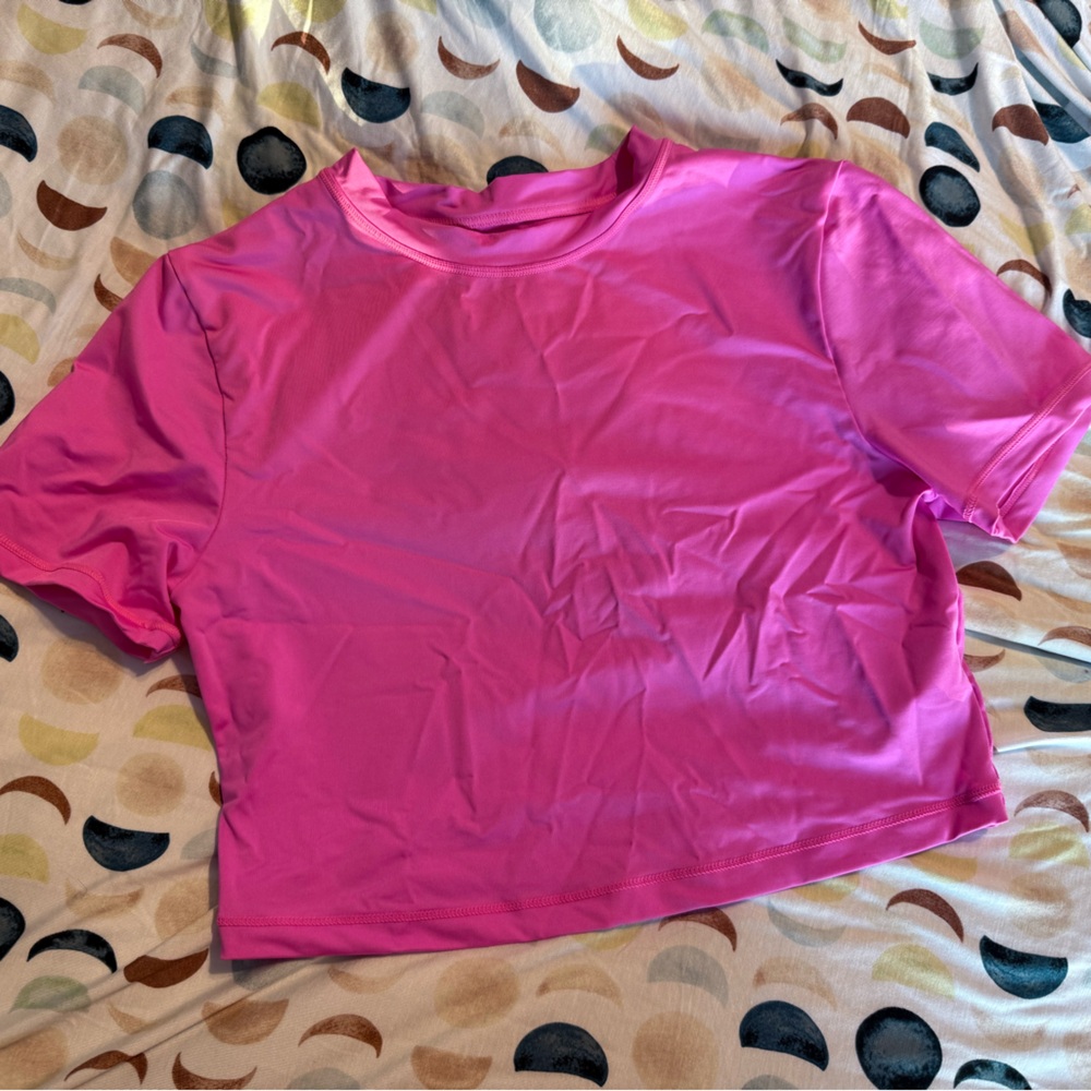 Skims pink swim shirt